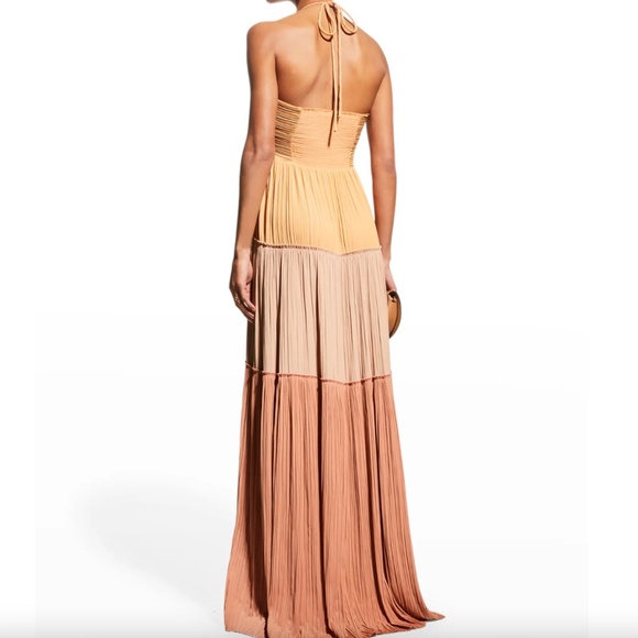 NWT $795 A.L.C. Cecilia Plisse Maxi Dress in size 00, 0  and 2! - Picture 3 of 13
